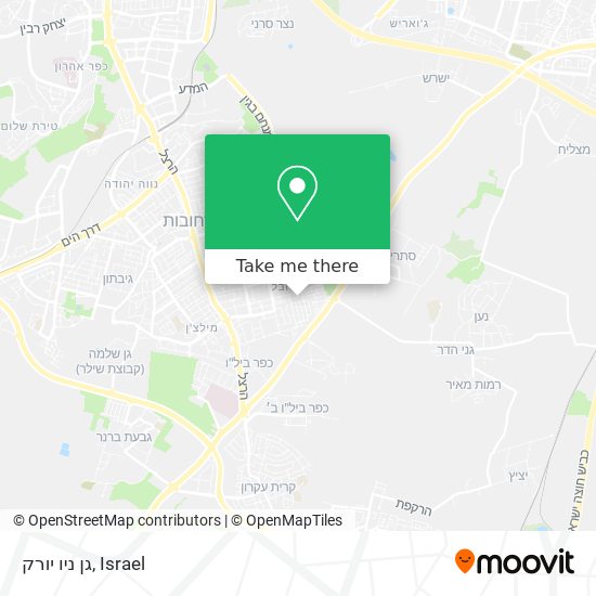 גן ניו יורק map