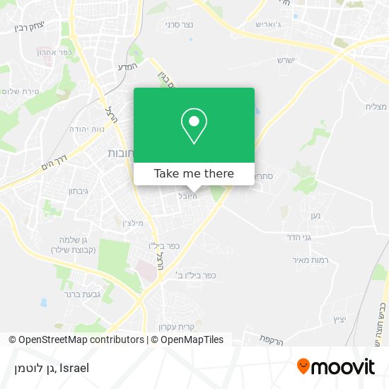 גן לוטמן map