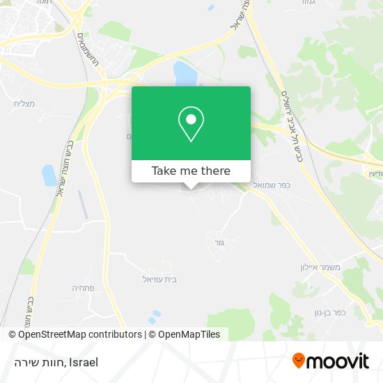 חוות שירה map