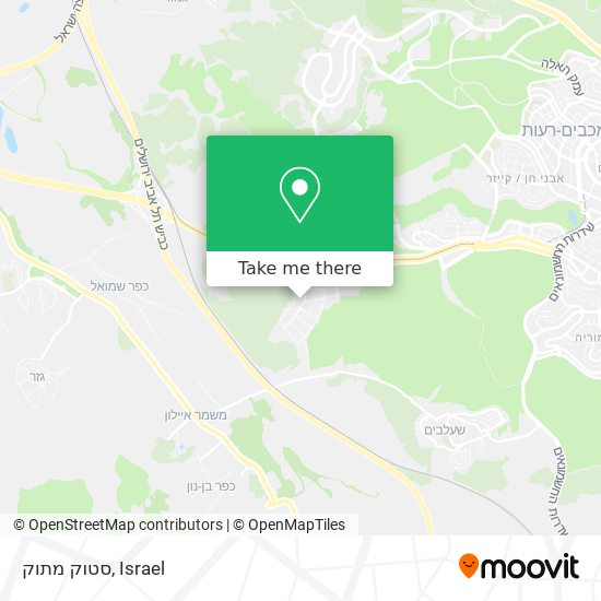 סטוק מתוק map