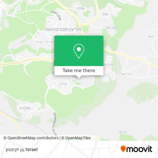 גן יקינטון map