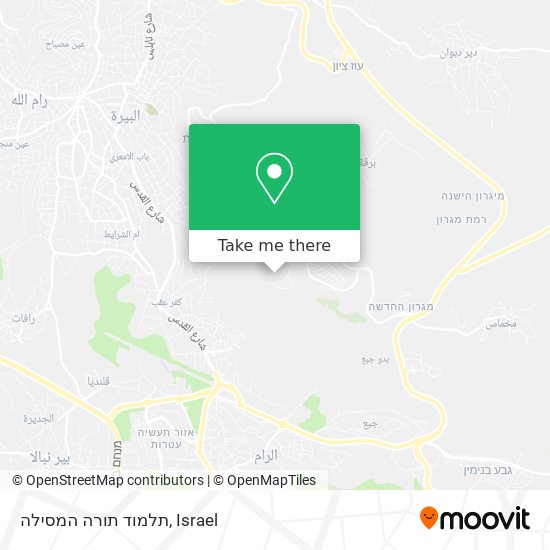 תלמוד תורה המסילה map