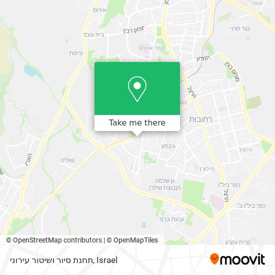 Карта תחנת סיור ושיטור עירוני