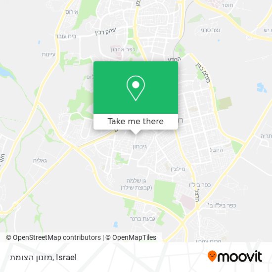 מזנון הצומת map