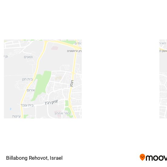 Billabong Rehovot map