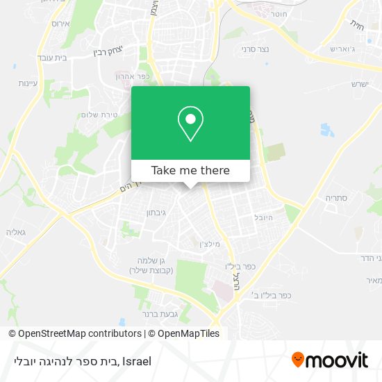 בית ספר לנהיגה יובלי map