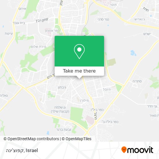 קפוצ'ינה map