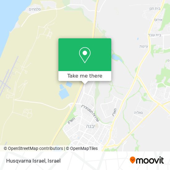 Husqvarna Israel map