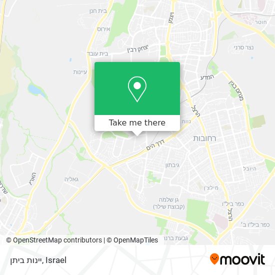 יינות ביתן map