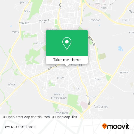 מרכז הנפש map