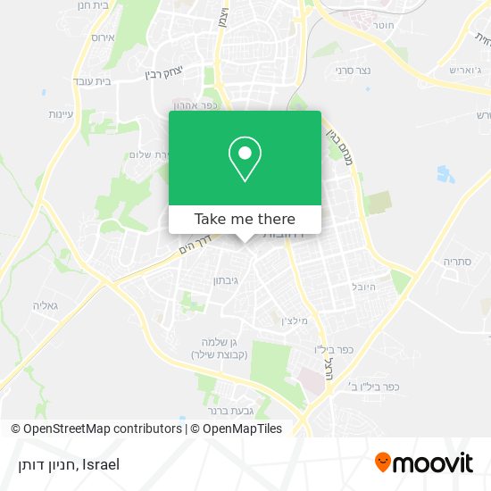 חניון דותן map