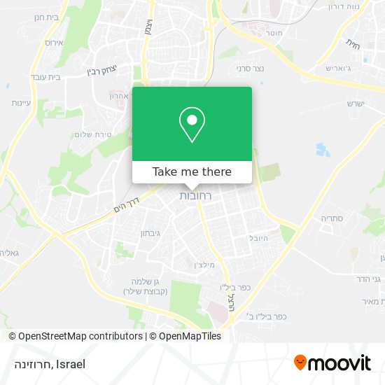 חרוזינה map