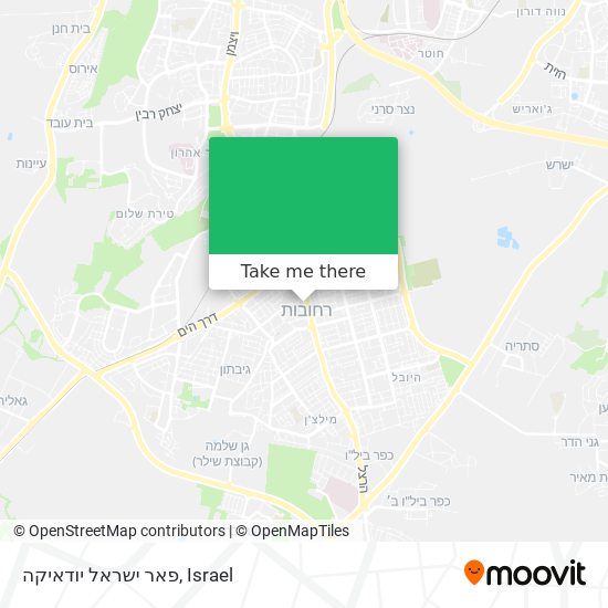 Карта פאר ישראל יודאיקה