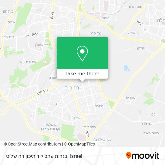 בגרות ערב ליד תיכון דה שליט map