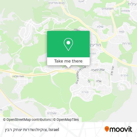 צוקית/שדרות יצחק רבין map