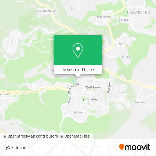 Карта ללין