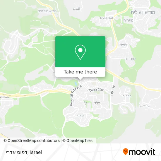 Карта דפוס אדרי