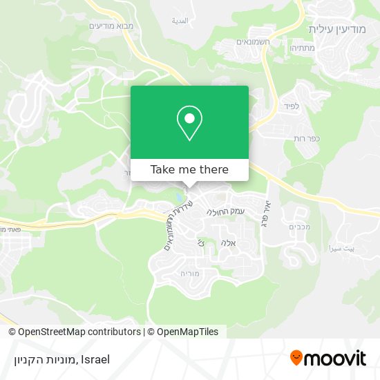 Карта מוניות הקניון