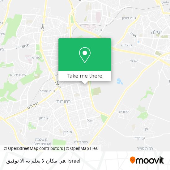 في مكان لا يعلم به الا توفيق map