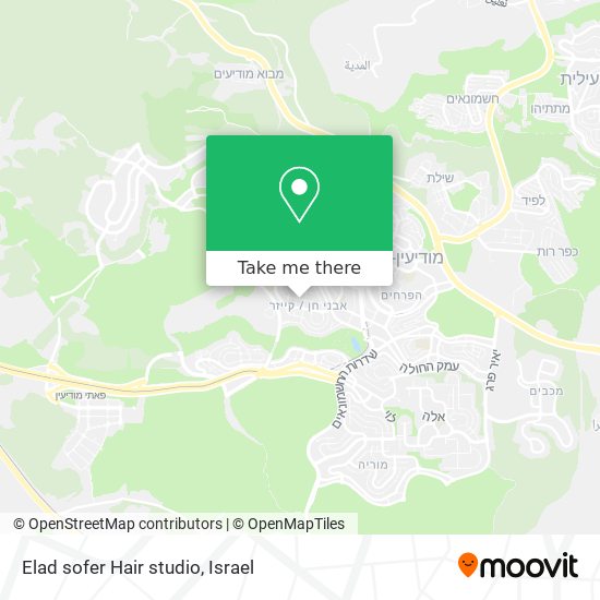 Карта Elad sofer Hair studio