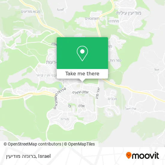 Карта ברונזה מודיעין