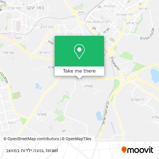 גנונה ילדות במושב map