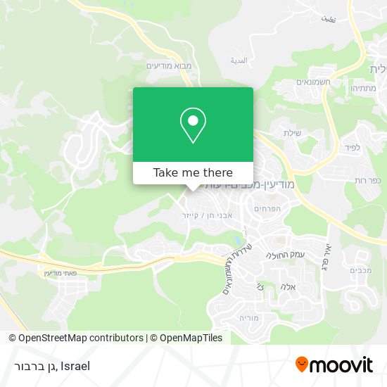 גן ברבור map