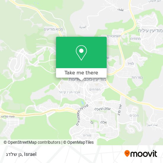 גן שלדג map