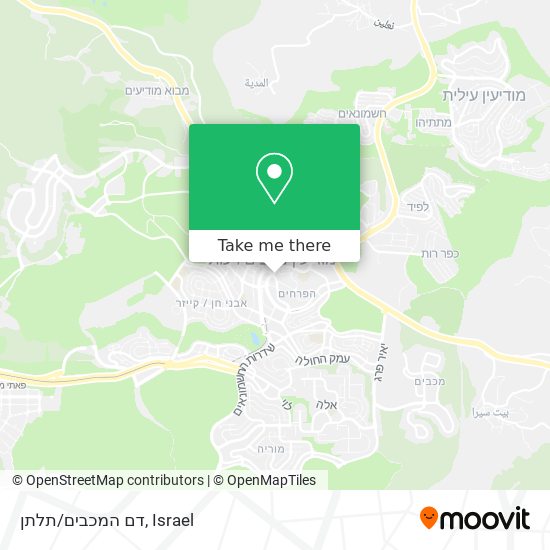 דם המכבים/תלתן map