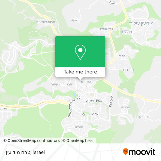 טרם מודיעין map