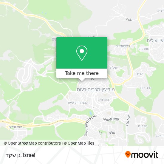 גן שקד map