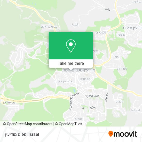 נופים מודיעין map