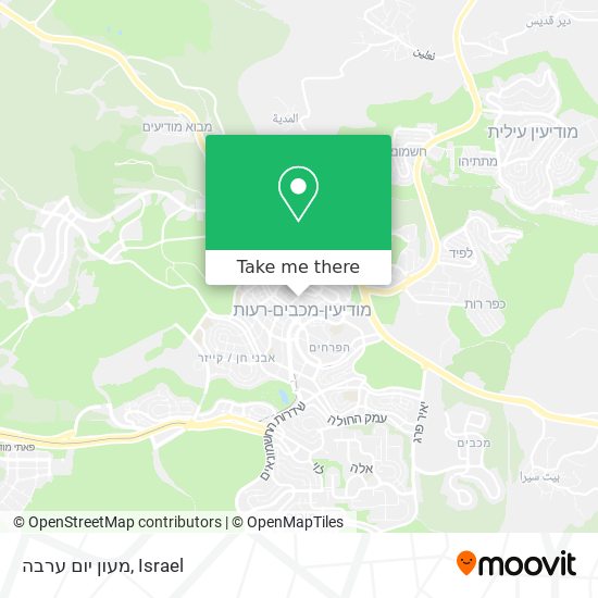 מעון יום ערבה map