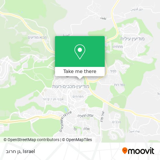 גן חרוב map