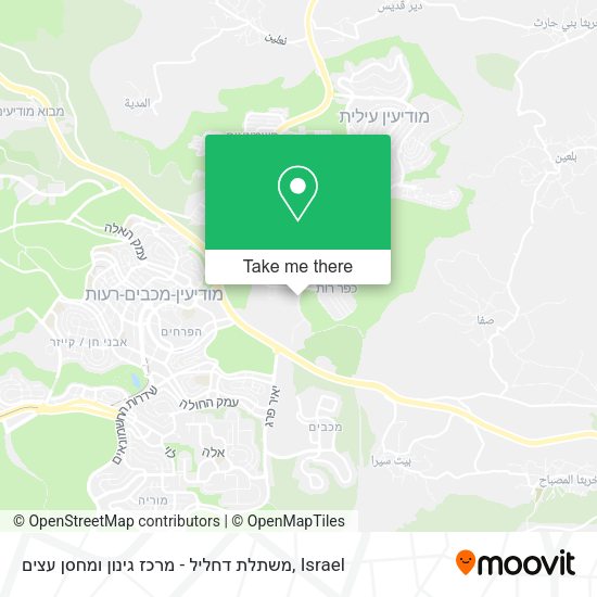 משתלת דחליל - מרכז גינון ומחסן עצים map
