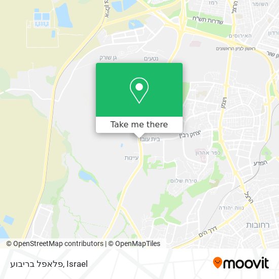 פלאפל בריבוע map