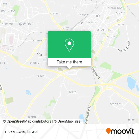 Карта מושב מצליח