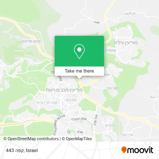 Карта קפה 443