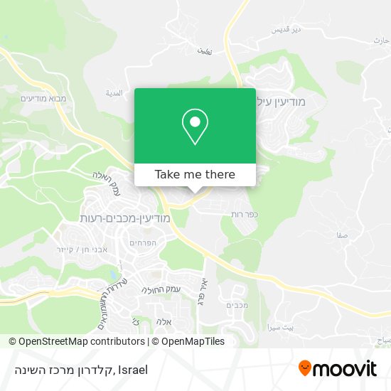 קלדרון מרכז השינה map