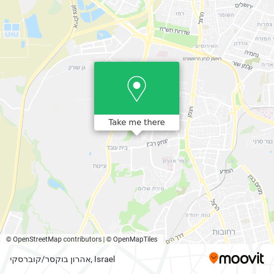 אהרון בוקסר/קוברסקי map