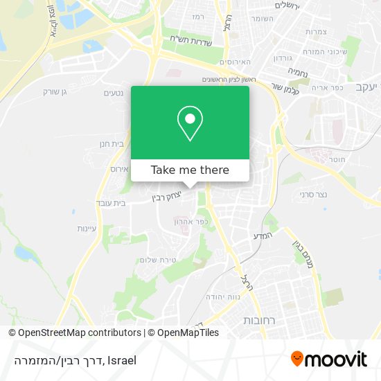 Карта דרך רבין/המזמרה