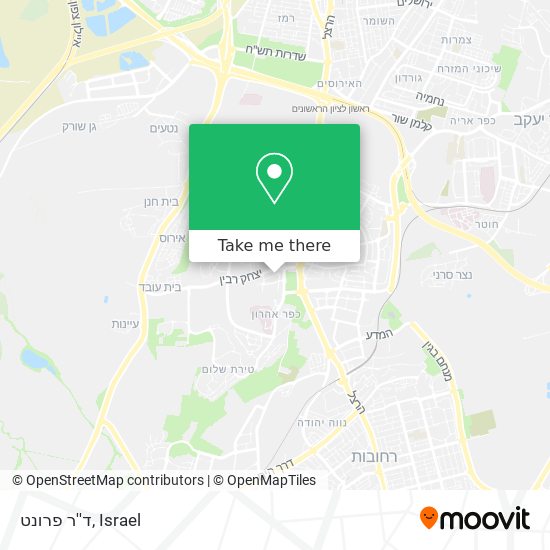 ד''ר פרונט map