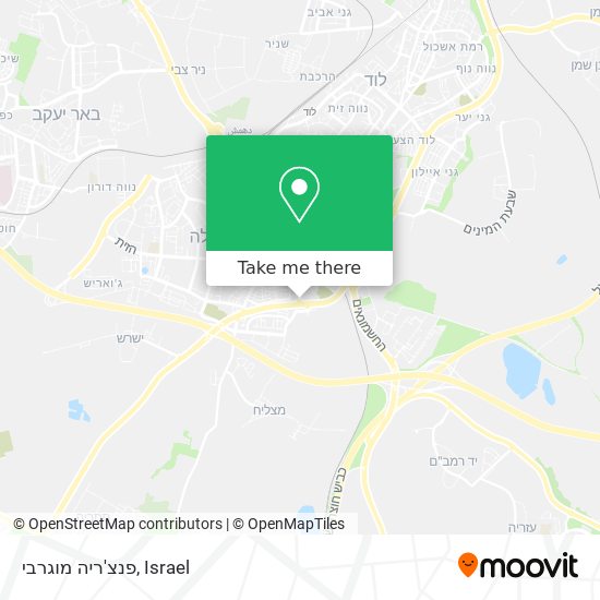 פנצ'ריה מוגרבי map