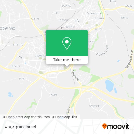 מוסך עזרא map