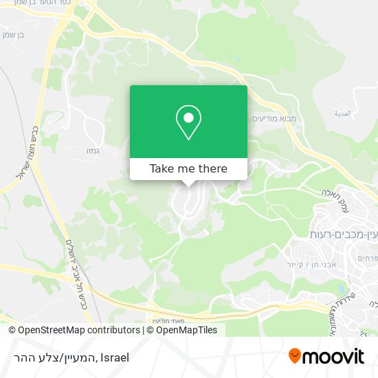 המעיין/צלע ההר map