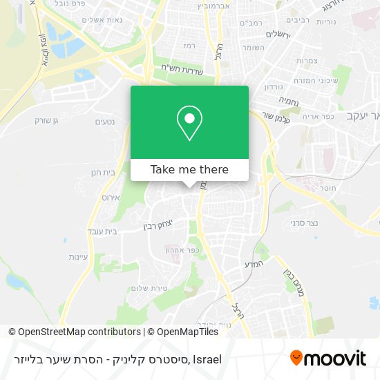 סיסטרס קליניק - הסרת שיער בלייזר map