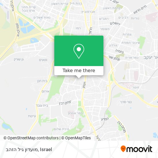 מועדון גיל הזהב map