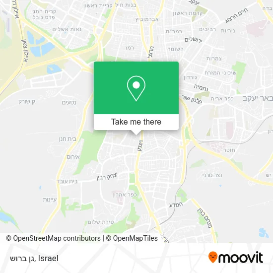 Карта גן ברוש