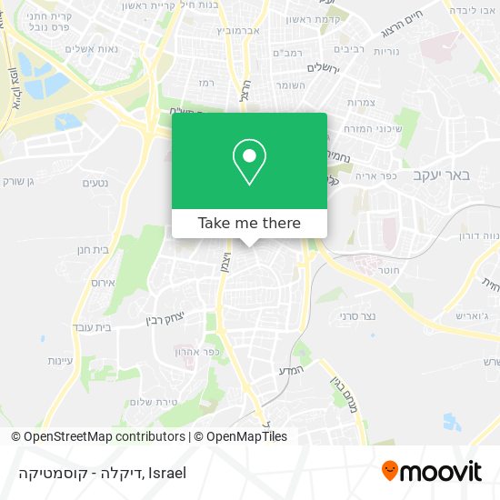 דיקלה - קוסמטיקה map