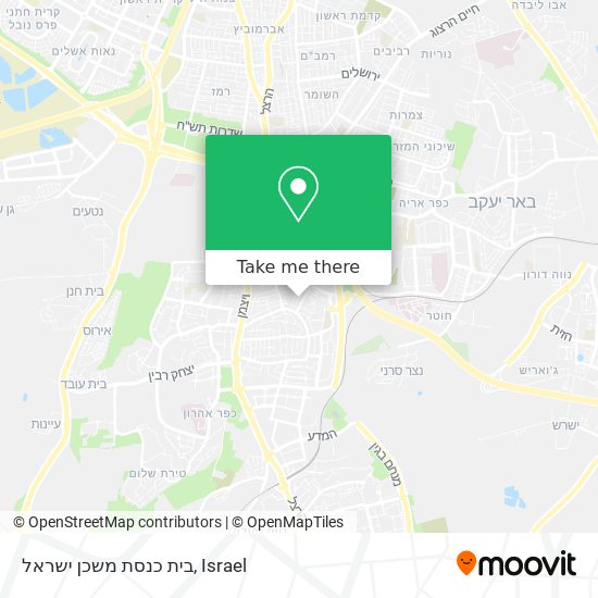 בית כנסת משכן ישראל map